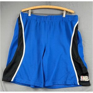 NBA Elevation Basketball Shorts Mens Large Blue Black Mesh Athletic Good